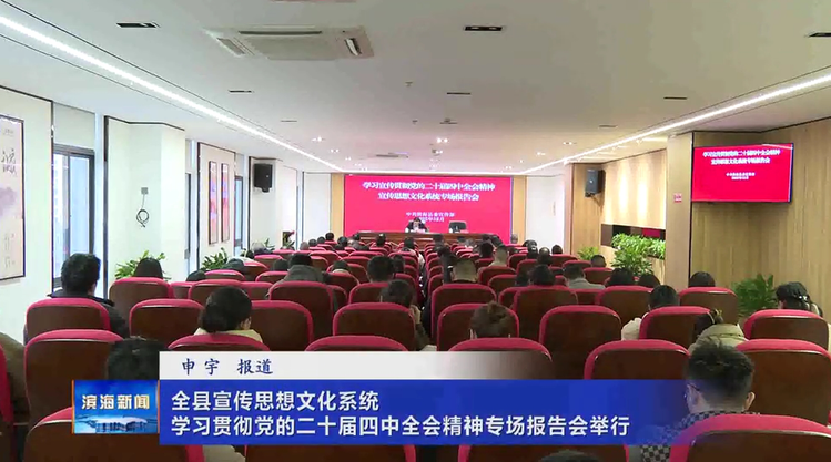 全县宣传思想文化系统学习贯彻党的二十届四中