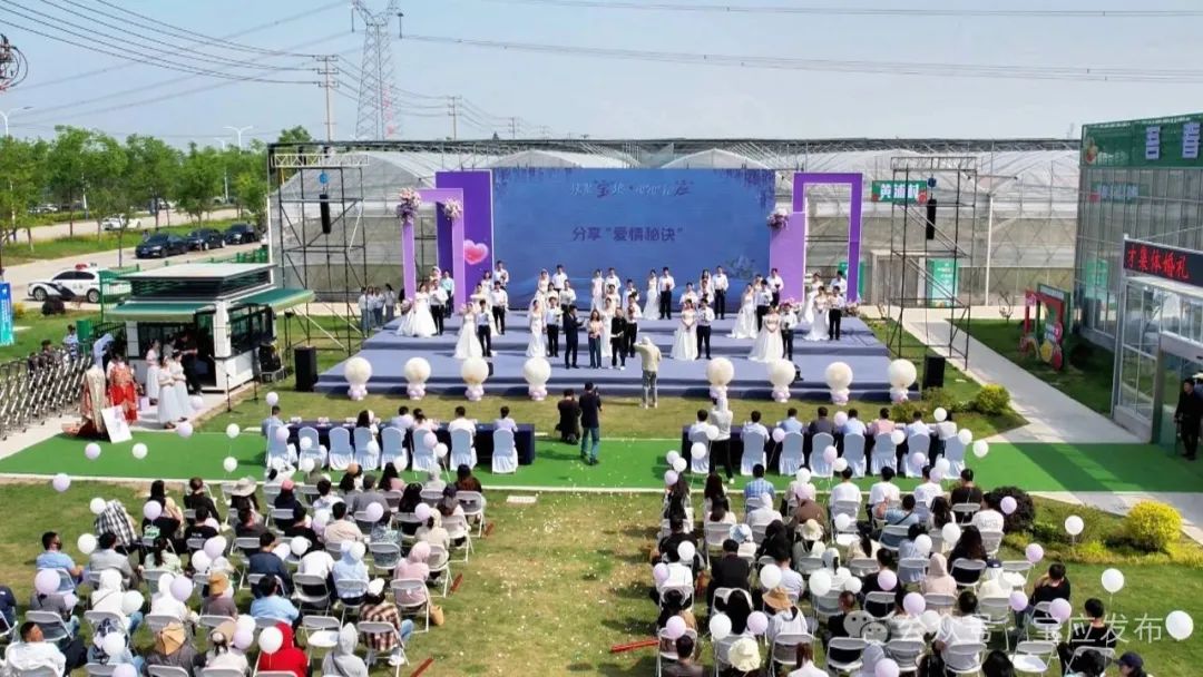 宝应为20对青年人才举办集体婚礼 人才与城市双向奔赴